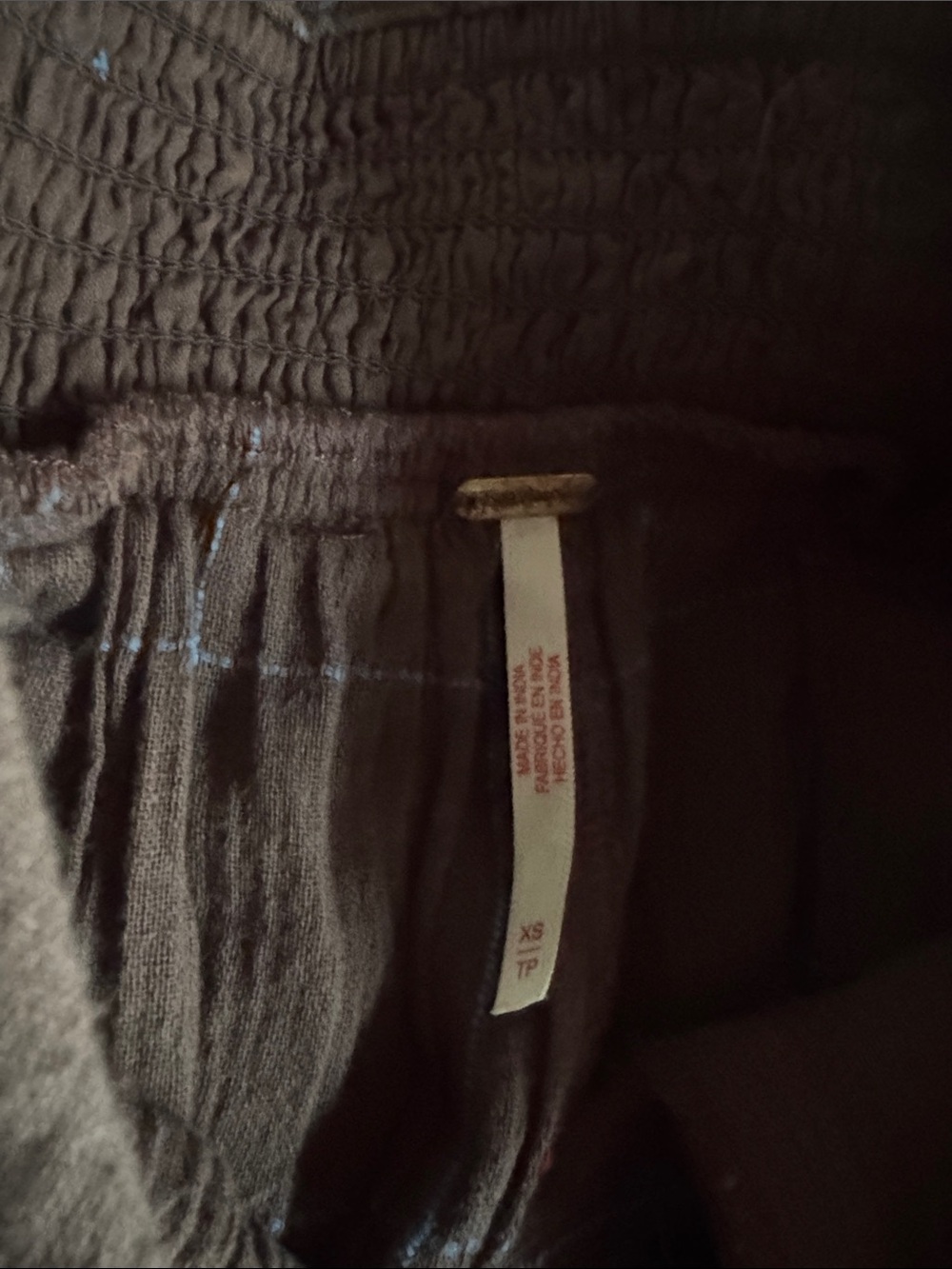 Free People open leg pants
